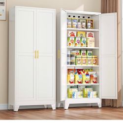 Metal Pantry Storage Cabinet