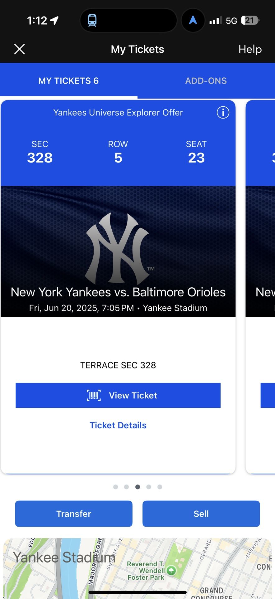 Yankees Tickets 6/20 Baltimore Judge Superman Bobblehead