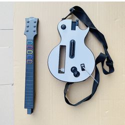 Red Octane Les Paul Controller Nintendo Wii Guitar Hero 95125.805 W Strap Tested