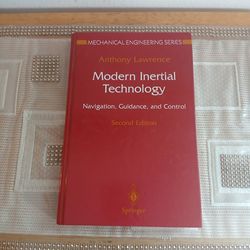 Springer Modern Inertial Technology: Navigation Guidance Control 2nd Ed HC 1998
