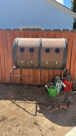 Extra large composting unit dual sided