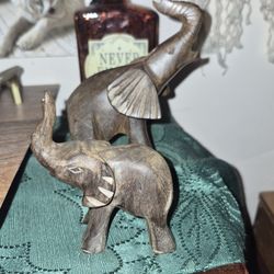 Teak Elephants 