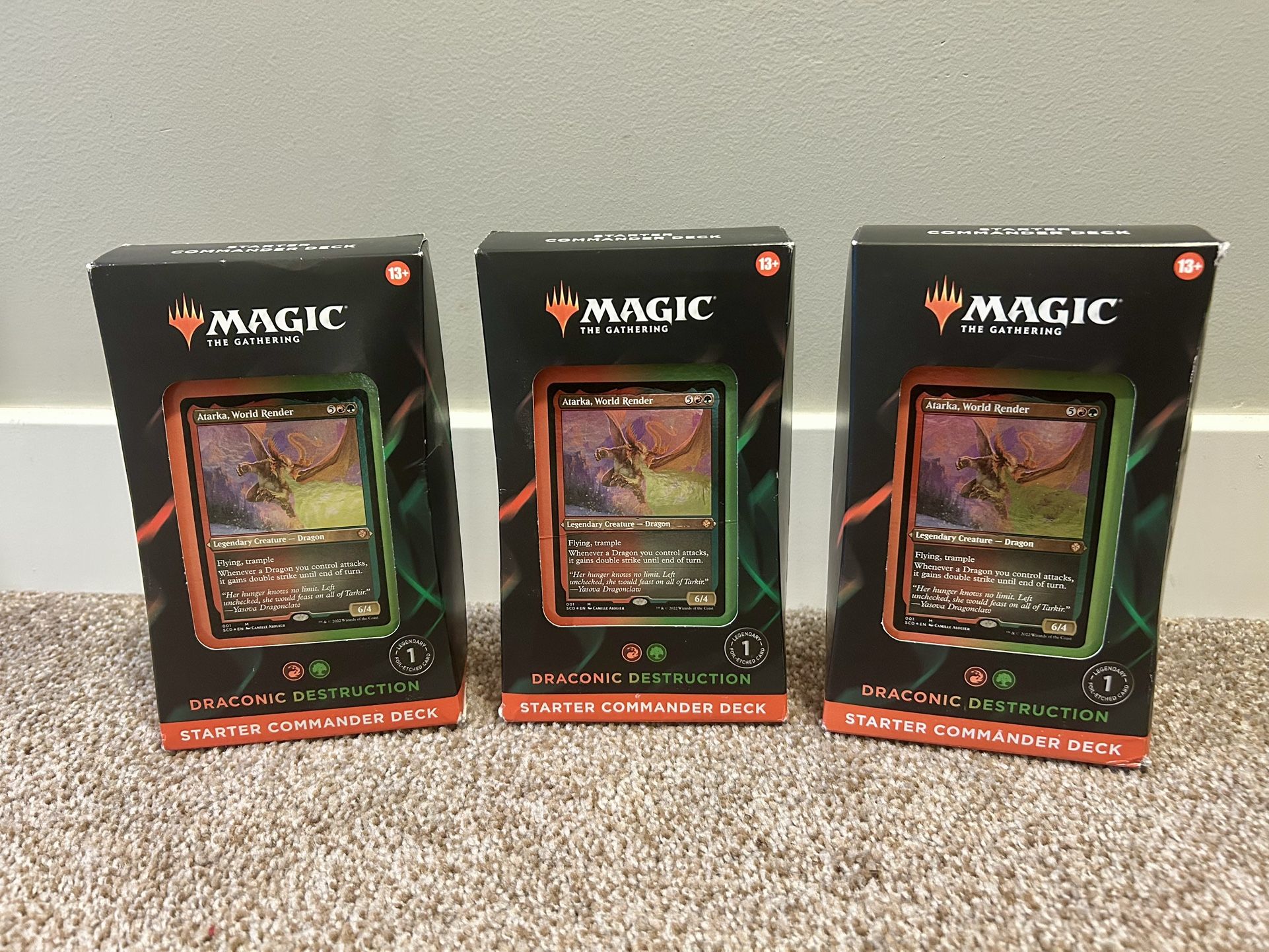 Magic The Gathering - Starter Commander Deck - Draconic Destruction