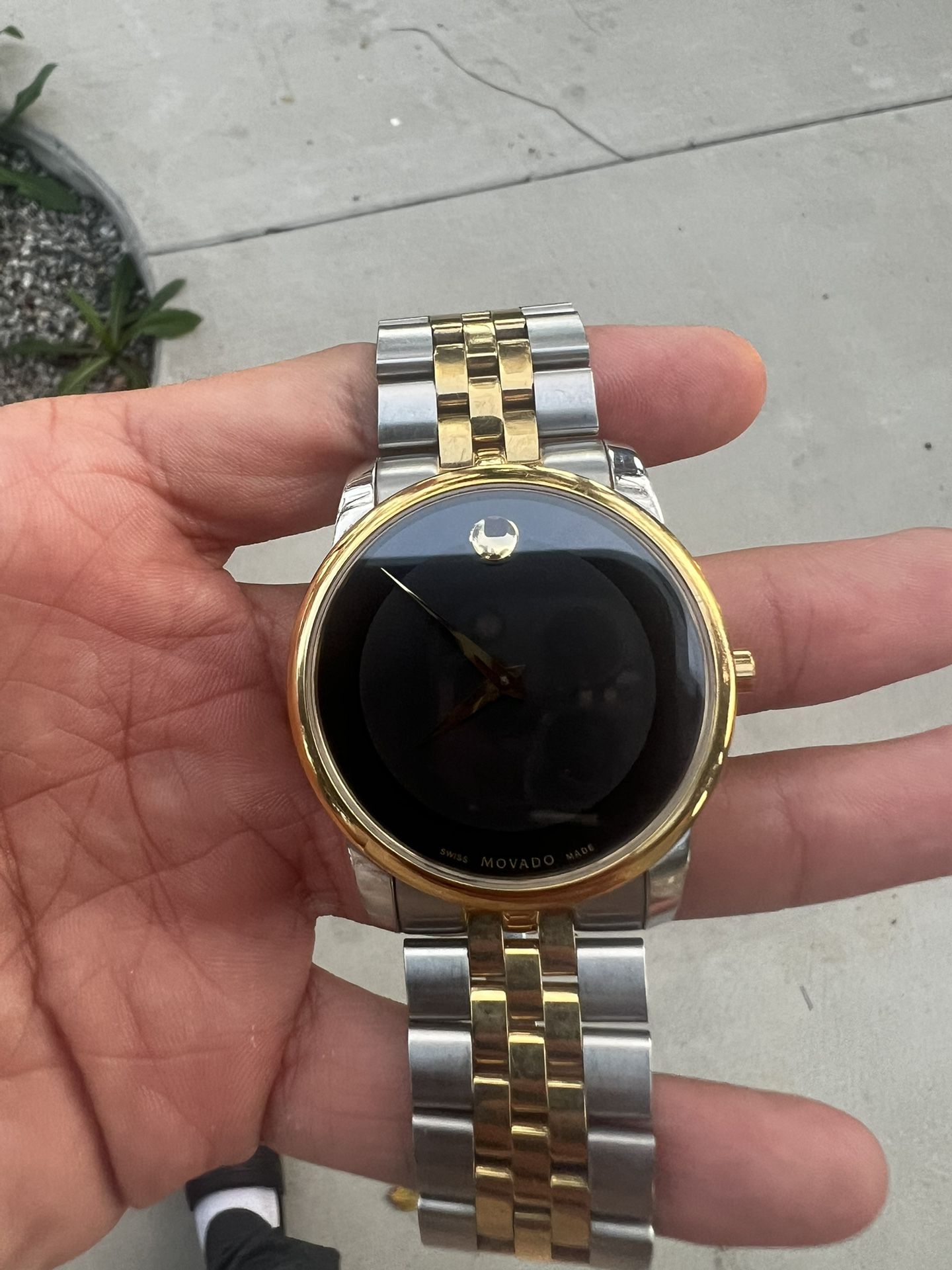 Movado Watch 2 Tone