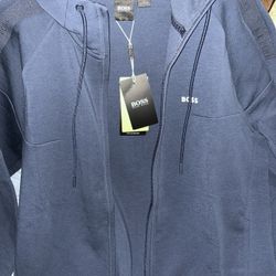 Hugo Boss Zip Up Sweater