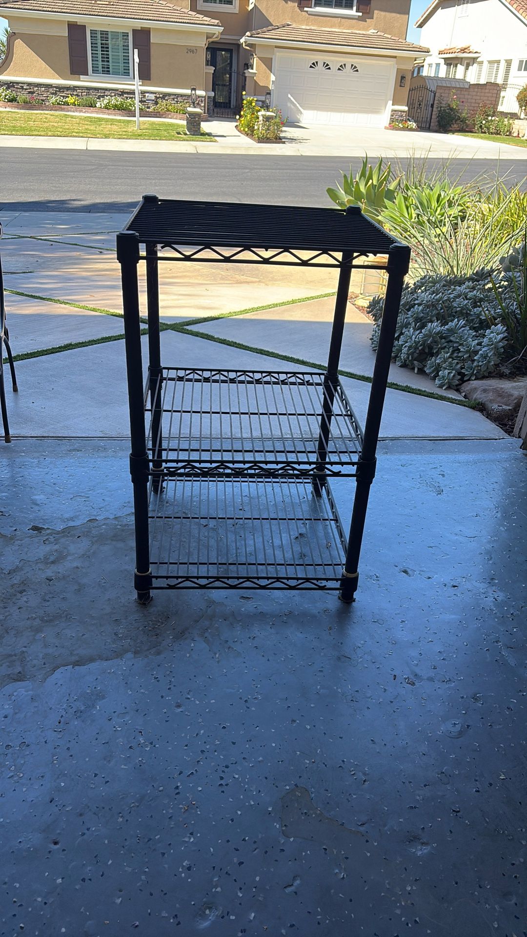 3 Tier Metal Shelving Unit