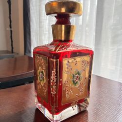 Vintage Handcrafted Decanter 