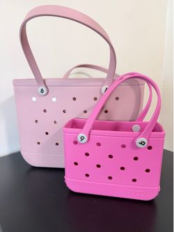 Bogg Bagg dark pink/light pinn