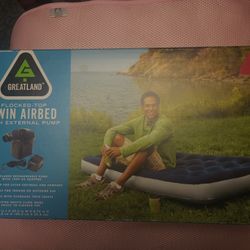 Airbed-Twin Size With External Pump- New In Box