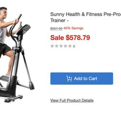 Sunny Health & Fitness Elliptical 