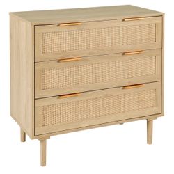 3 Drawer Dresser/ Storage  - Rattan