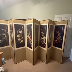Korean Silk Screen- Reduced for quick sale