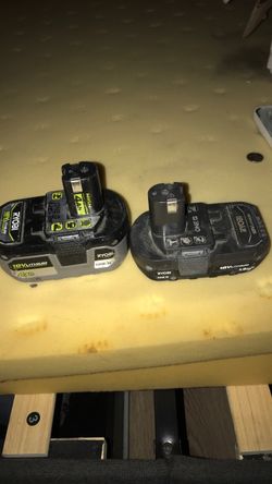 Ryobi batteries