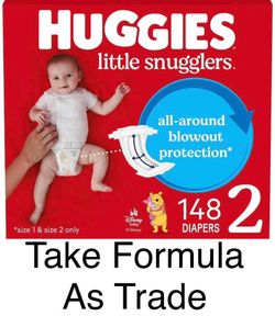 Huggies Size 2 Little Snugglers Diapers Pañales 