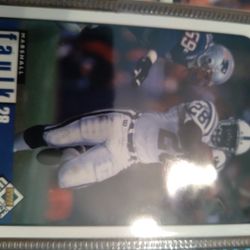 Marshall  Faulk Card 