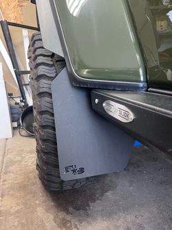 Rockblokz XL Jeep Wrangler JL front mud flaps