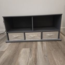 Grey Storage Unit With 3 Drawers