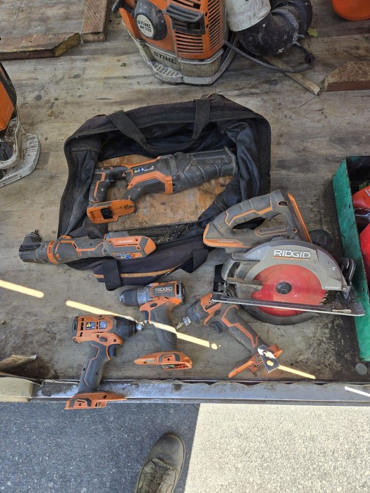 Ridgid 18v Power Tools