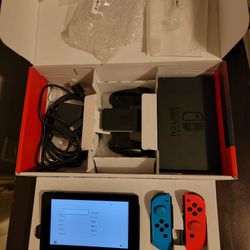 Nintendo Switch Red And Blue.