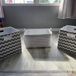 Storage Basket And Cubes