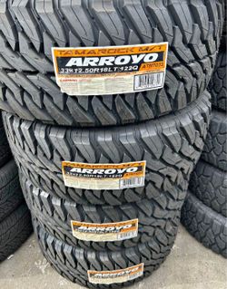 33×12.50R18LT Arroyo M/T Set 4 New Tires