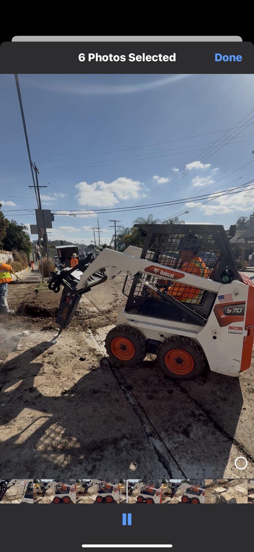 Bobcat S70 Roll Off Lowboy 