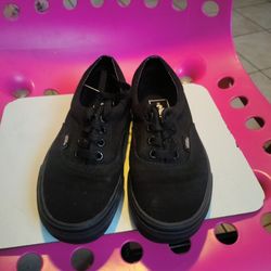 Vans Black Shoes Size 3.5 Men 5 Women 