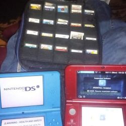 Nintendo Dsi XL. And A Nintendo 3Ds  And 28 Games