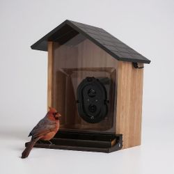 Smart Bird Feeder with Camera - Solar Powered WiFi
