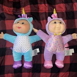 LOT of 2 Cabbage Patch Kids CPK with Hoodies JZ-57C JZ-78C 2021