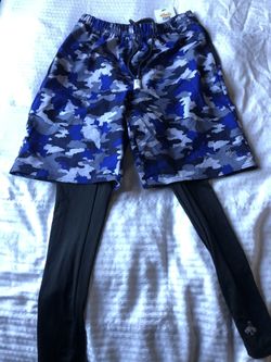 Puma shorts with attached tights