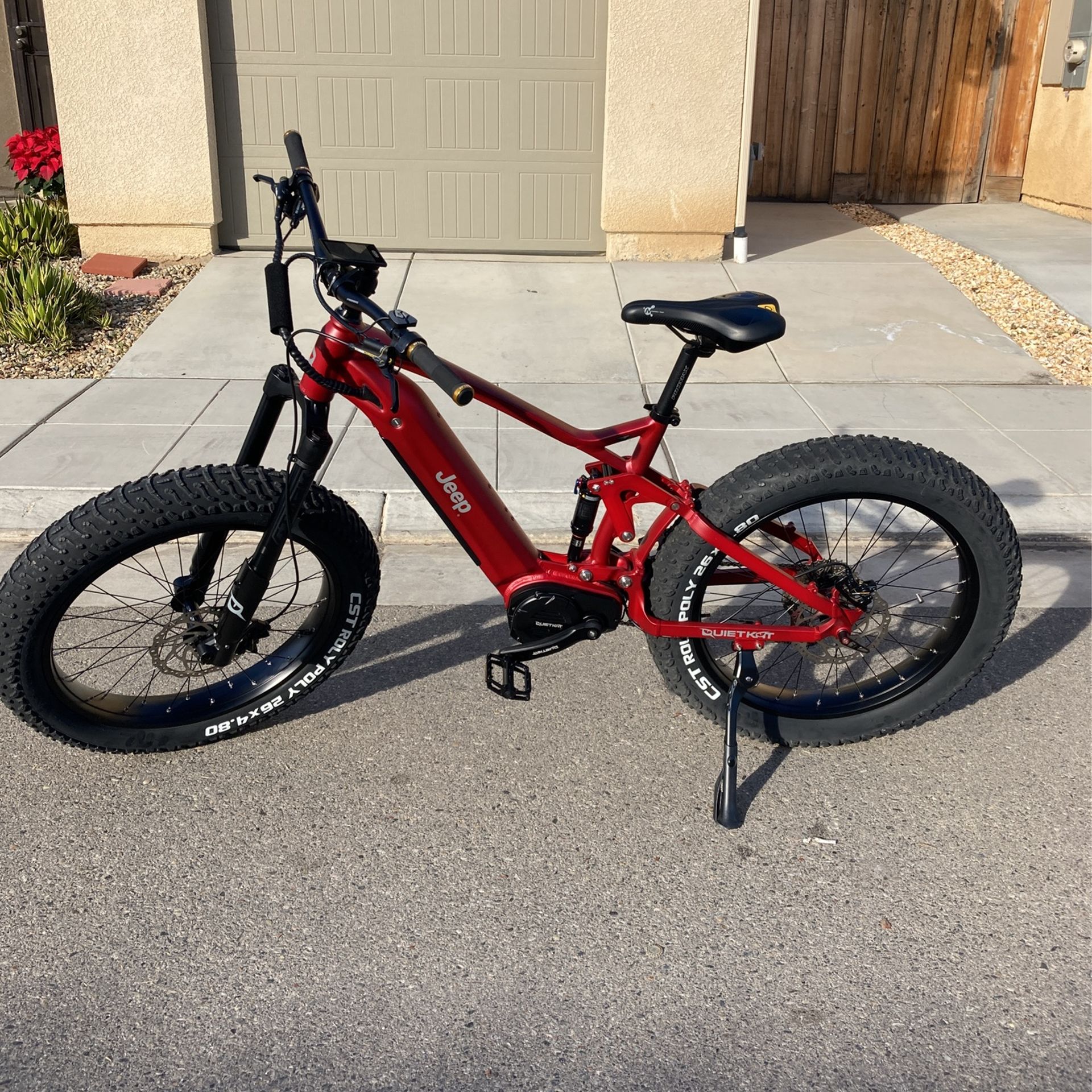 Quietkat Jeep E Bike. Full Suspension.