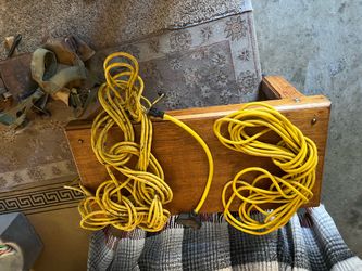 Yellow Heavy-Duty Extension Cord