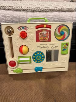 Vintage fisher price crib activity center