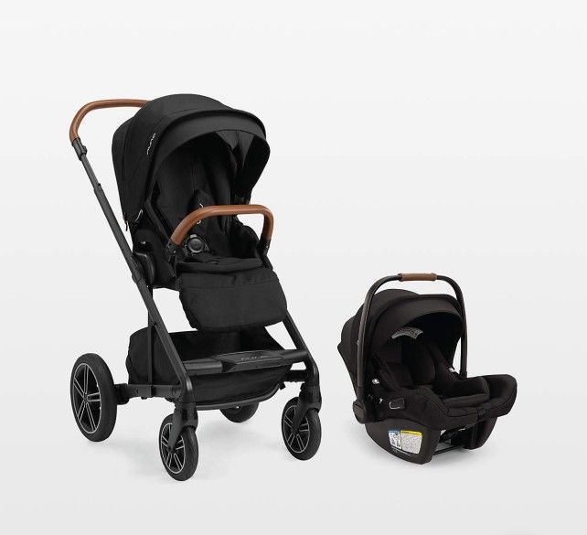 Nuna Pipa Caviar Travel Stroller System