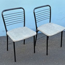 Pair of mid century Cosco folding chairs
