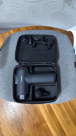 Massage Gun (With attachments and Case)