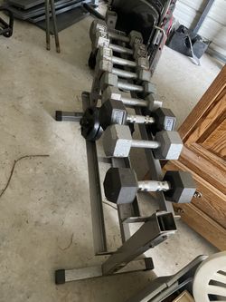 Weight Rack With Weights