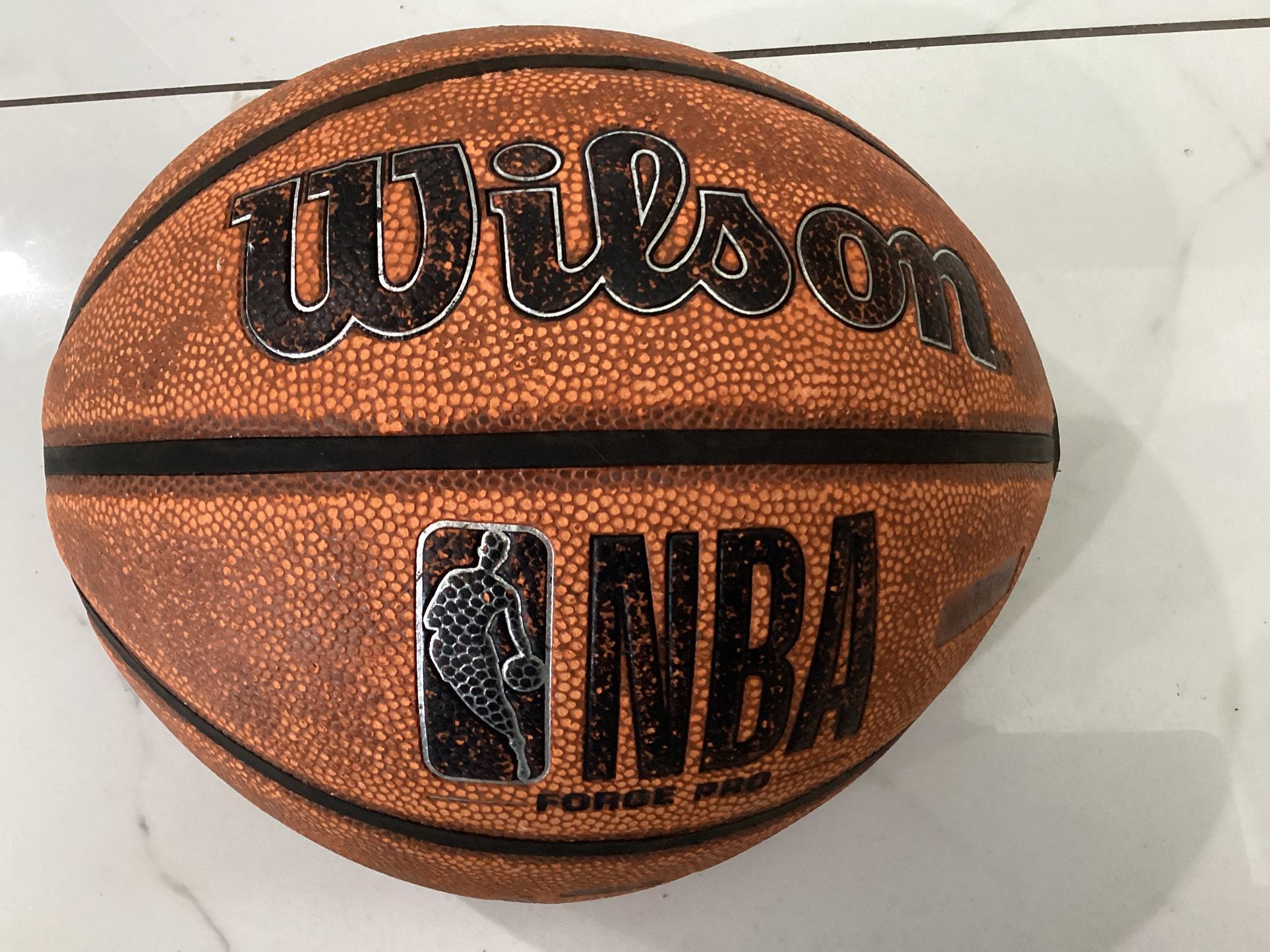 Wilson NBA Forge Indoor/Outdoor Basketball, Brown, 29.5 in.