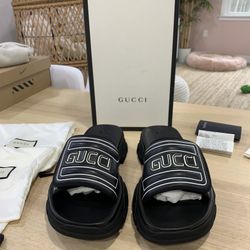 Mens Gucci Trek Slides / Sandals Brand New!