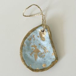 Decoupage Oyster Shell Ornaments