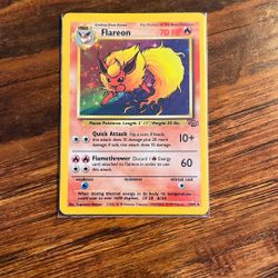 Flareon 3/64 Jungle Holo Rare NM