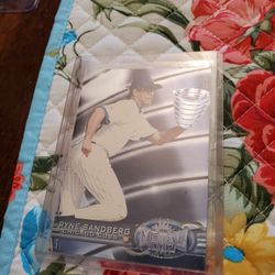 Ryne Sandberg 1989 Fleer 1997 Fleer Metal Universe Baseball Cards 