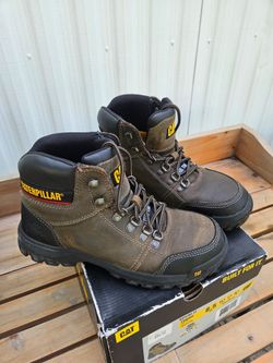 CAT Steel Toe Work Boots 8 1/2
