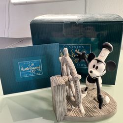 WDCC 5th Anniversary Mickey's Debut STEAMBOAT WILLIE MICKEY MOUSE Figurine w COA