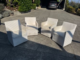 Restoration Hardware Soft Offwhite Chairs