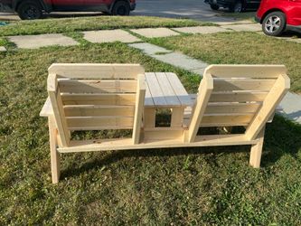 Jack and Jill bench with table