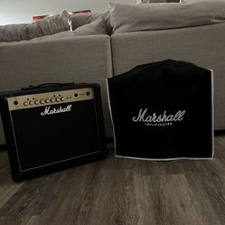 Marshall Amplifier And Dust Cover