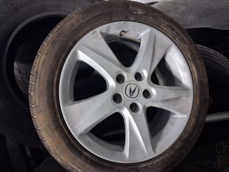 Acura tl wheels set with brand new tires $395