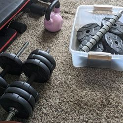 Modular Weight Lifting Exercise Set 100 Lbs 